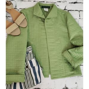 Harve' Bernard Avacado Green Quilted Jacket 6T
